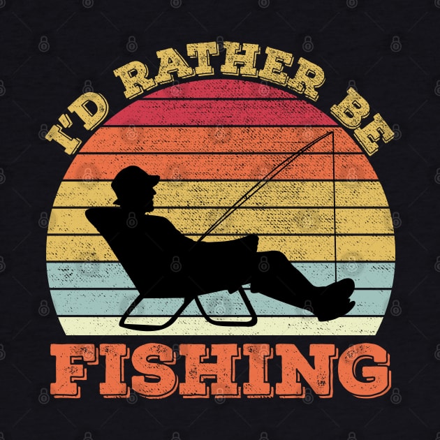 I'd Rather Be Fishing by DragonTees